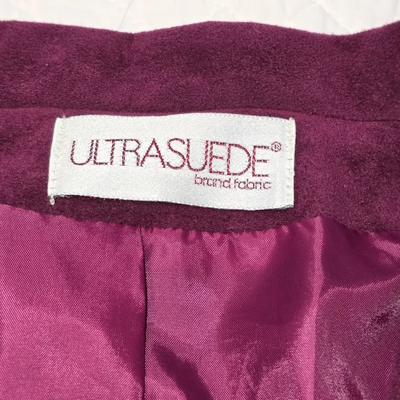 Count Romi Ltd Ultra Suede Fabric Single Breasted Suit Women's Size 12 - Picture 6 of 11